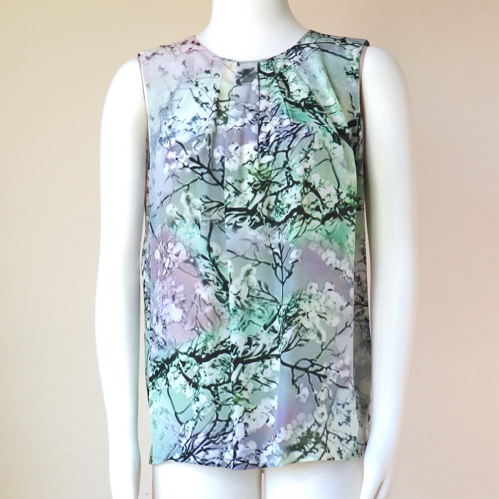 Top in cherry blossom print from 2013 collection